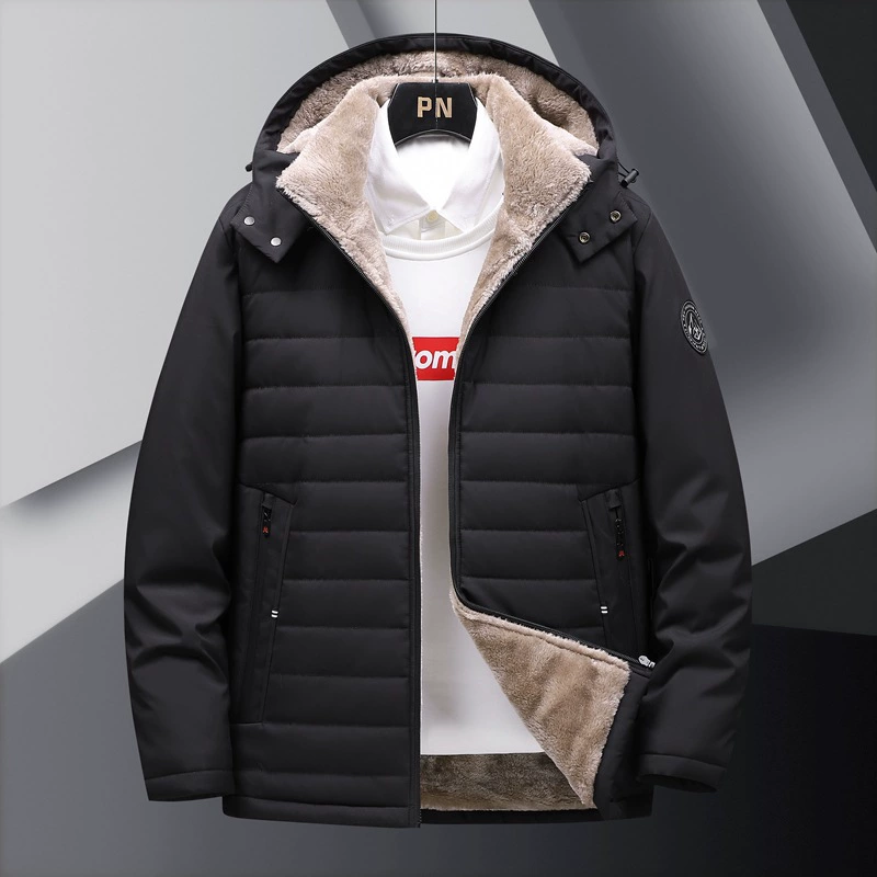 Removable‑lined winter jacket, hooded leisure coat, detachable warm lining