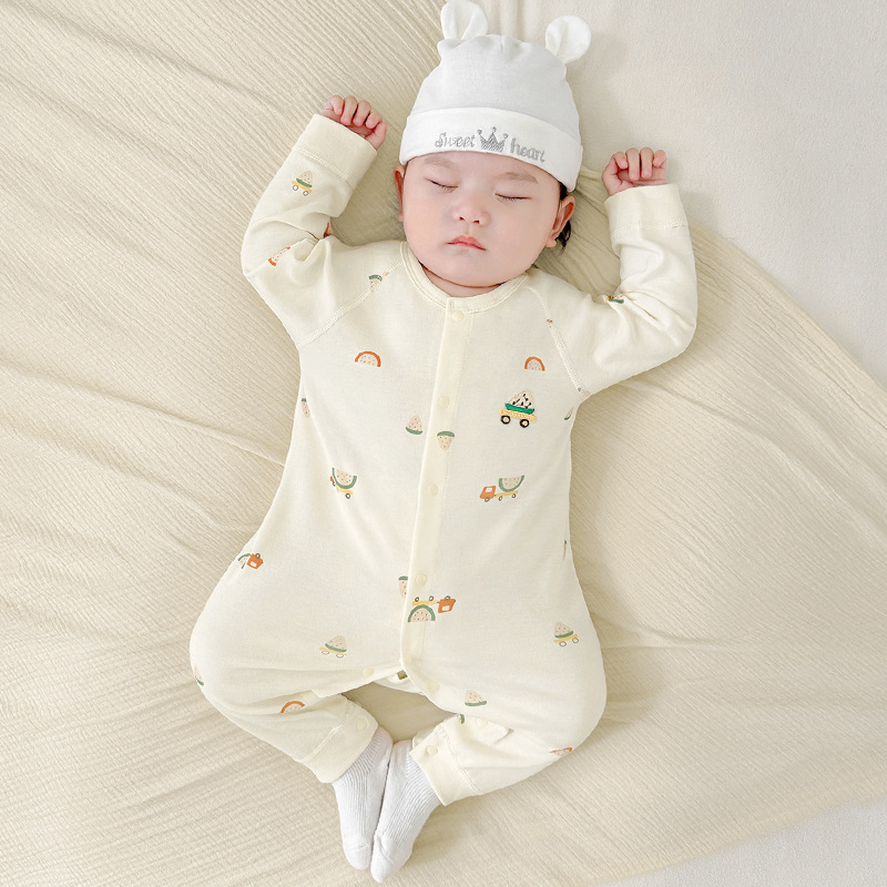 Primavera, otoño, invierno, ropa de recién nacidos, ropa de otoño de algodón para niños pequeños, ropa de base delgada para bebés