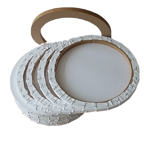 Manufacturer wish round linen canvas oil painting board frame black cotton linen special-shaped cloth frame oil painting acrylic cloth frame