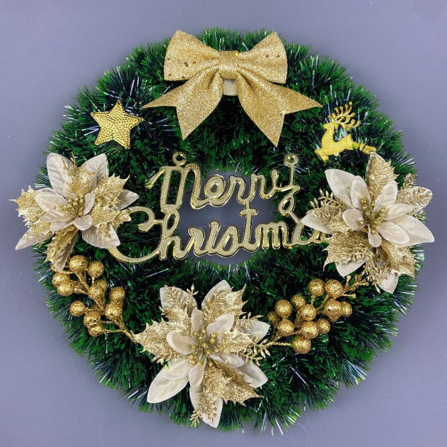 38CM guirnalda de oro