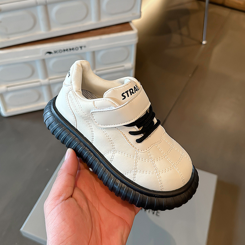 Pantofi casual pentru copii, primăvară și toamnă, pantofi sport pentru fete, la modă nouă, tălpi moi, toate se potrivesc cu pantofii respirabili în stil britanic_voghion.com