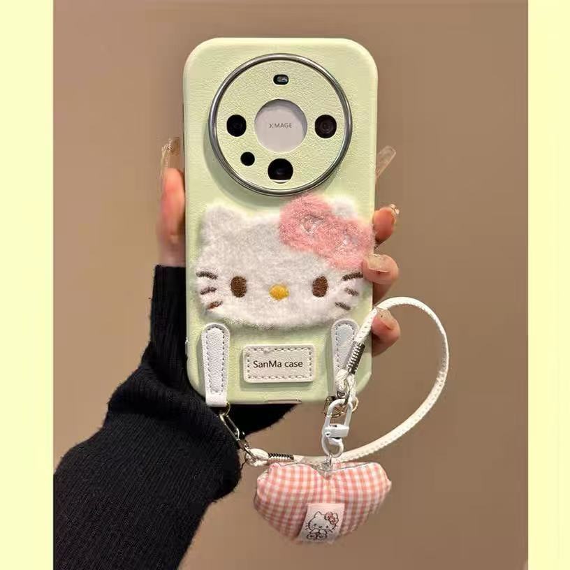 Parche de felpa kt para Huawei Mate60Pro Love Cordón P70Pro Apple 16/15ProMax Mujer 14