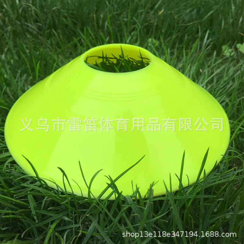 Placa de logotipo de entrenamiento de fútbol logo tubo obstáculo logo cono redondo boca logo placa logo cono fábrica pelo liso