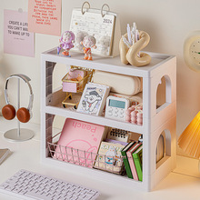 多层收纳置物架寝室桌面整理架厨房调料可折叠办公收纳学生用品