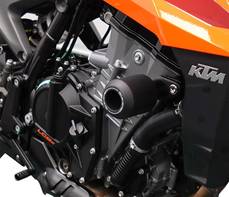 Suitable for Ktm Duke 990 2024-2025 Engine Modified Ep Anti-Fall Ball Rubber Body Bumper