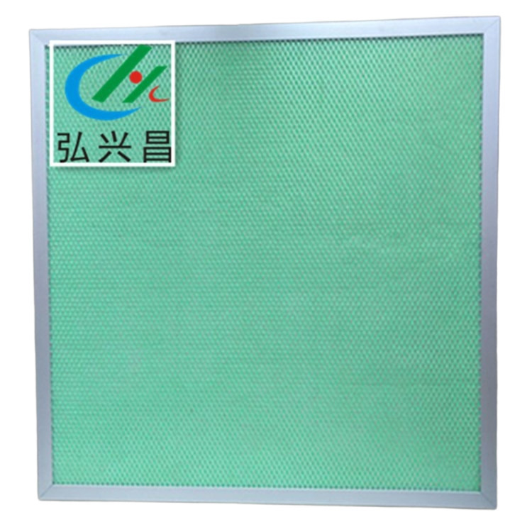 直供加框款 初效过滤器 耐温玻纤空气滤网 绿白棉耐温烤炉过滤器