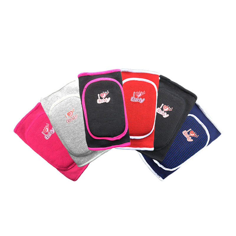 Fábrica en stock al por mayor almohadilla de codo de esponja para niños color cálido engrosado resistente a la caída Equipo de Protección deportiva de baile anticolisión