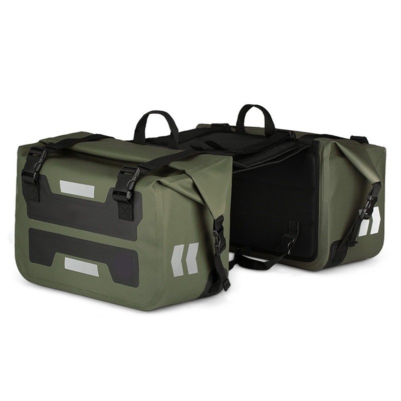 Motorcycle outdoor long-distance riding large-capacity side bag, side storage waterproof saddle bag, rear seat storage bag, side bag