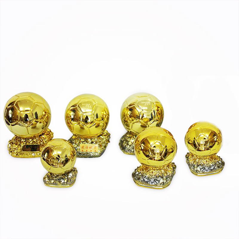 Bota de oro Premio bola de oro resina trofeo fútbol trofeo resina arte regalo recuerdo zinc aleación trofeo medalla trofeo