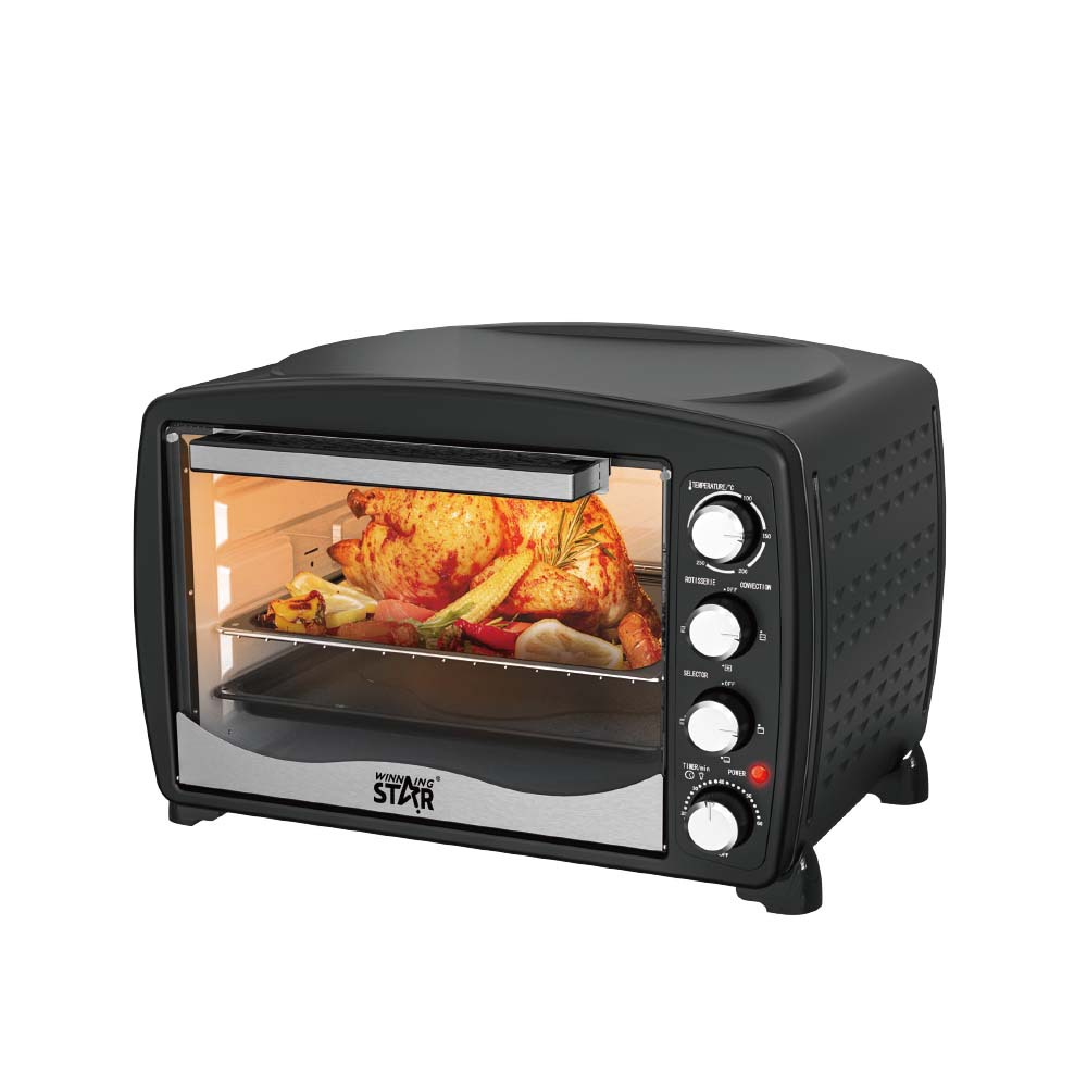 Winning Star Cross-border US 40L Pollo asado asado Pizza Pequeño horno multifuncional para el hogar