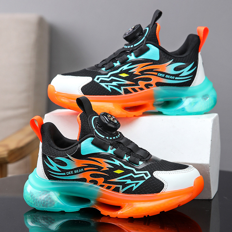 Ventas transfronterizas calientes zapatos deportivos para niños primavera y otoño zapatos transpirables para niños zapatos de viaje para niños grandes zapatos para correr