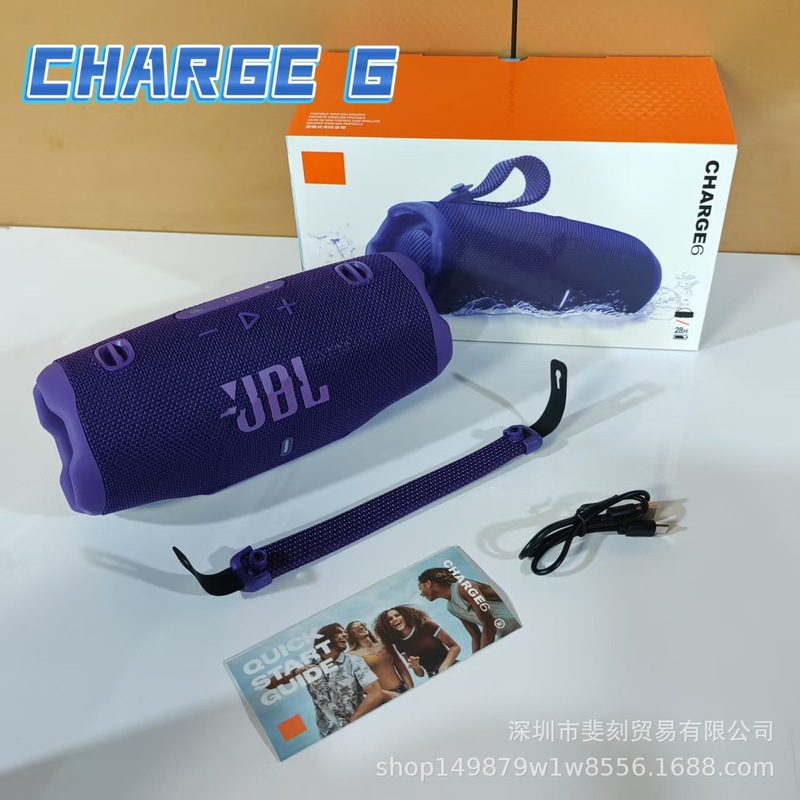 外国貿易向けクロスボーダーCHARGE6トップグレード衝撃波ワイヤレススピーカー高音質防水屋外スピーカーポータブル|undefined