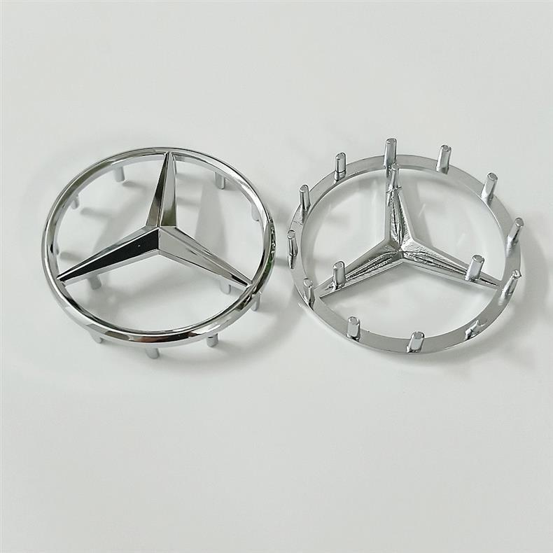 Mercedes-Benz C180, C200, E200, E260, ML350, ML400, S400 – steering wheel emblem, center car logo