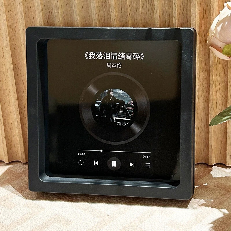 歌う音楽冷蔵庫マグネットフォトフレームビニールレコード、カップル、友人、親友用|undefined