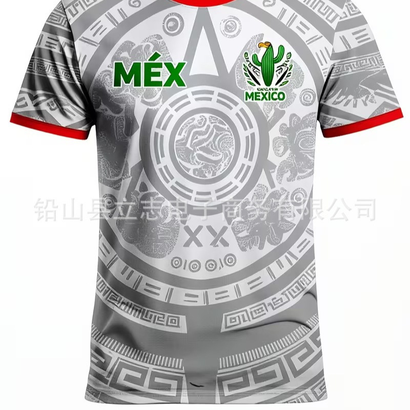 Fashionable short-sleeve shirt, direct from the manufacturer, with unique design and round neck