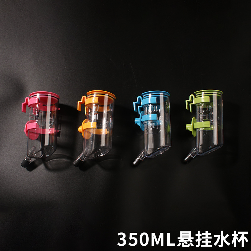 Taza de agua para mascotas, botella de agua para conejo, perro, gato, taza de agua potable, alimentador de agua, tipo de suspensión automática para perros