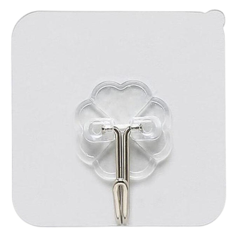 Gancho del hogar fuerte gancho pegajoso almacenamiento de la cocina gancho pegajoso de carga creativo colgante de pared gancho de fila sin costura con gancho detrás de la puerta