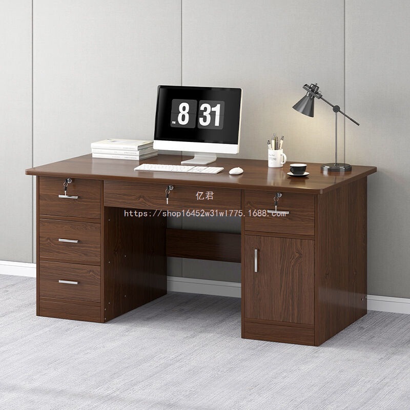 Yijun Drawer Solid Wood Desk Learning Writing Study Desk Bedroom Home Desk Office Computer Desk