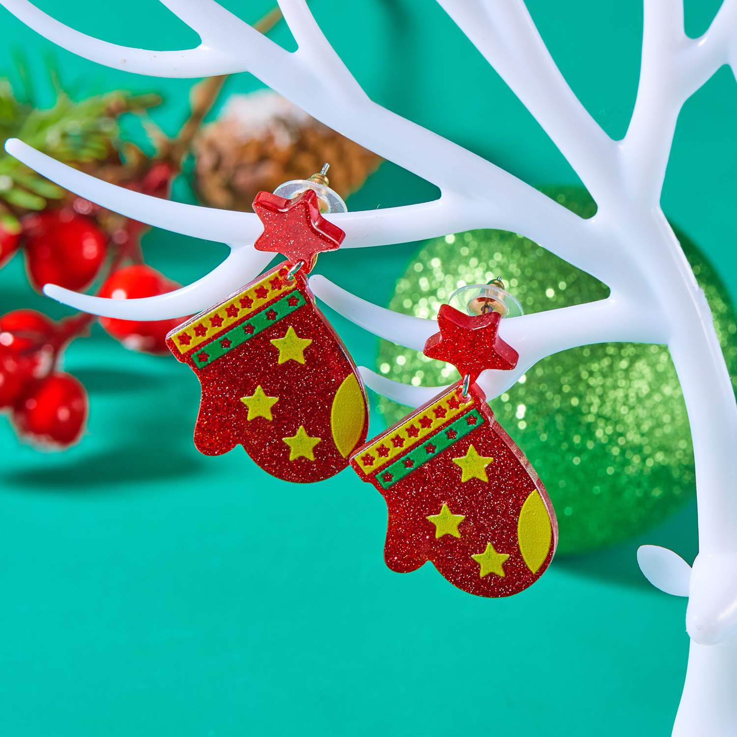 7g Weight Christmas Festival Women's Gender Cute Style Cute Drop Earrings 16
