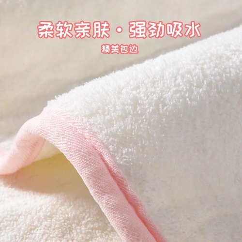 儿童洗漱巾 珊瑚绒婴儿宝宝防水口水巾洗脸加厚围兜儿童洗漱巾