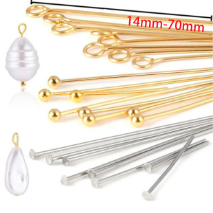 100 diy jewelry accessories 9-pin nine-pin hand beaded connection pin hairpin beaded pin