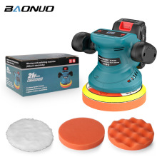 21V锂电抛光机 双手持便携家用车用磁力抛光打磨一体 平面抛光机