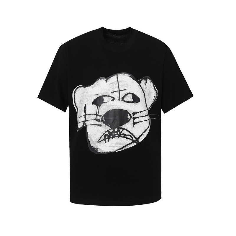 Summer 100% cotton fashionable high street loose casual short sleeved unisex couple T-shirt_viptrois.com