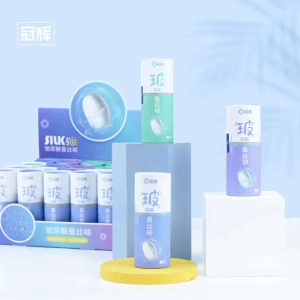 Guanhui Sun Protection Sleeves, Ice Sleeves, Ice Silk Sleeves, Outdoor Cycling Hyaluronic Acid Paper Tube Pack, UV Protection, Cooling