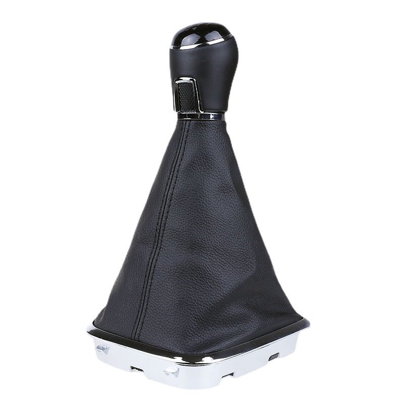 Funda Protectora de Piel Negra para Palanca de Cambios, Compatible con Modelos Volkswagen Jetta y Santana 13-15 con Transmisión Automática image 7