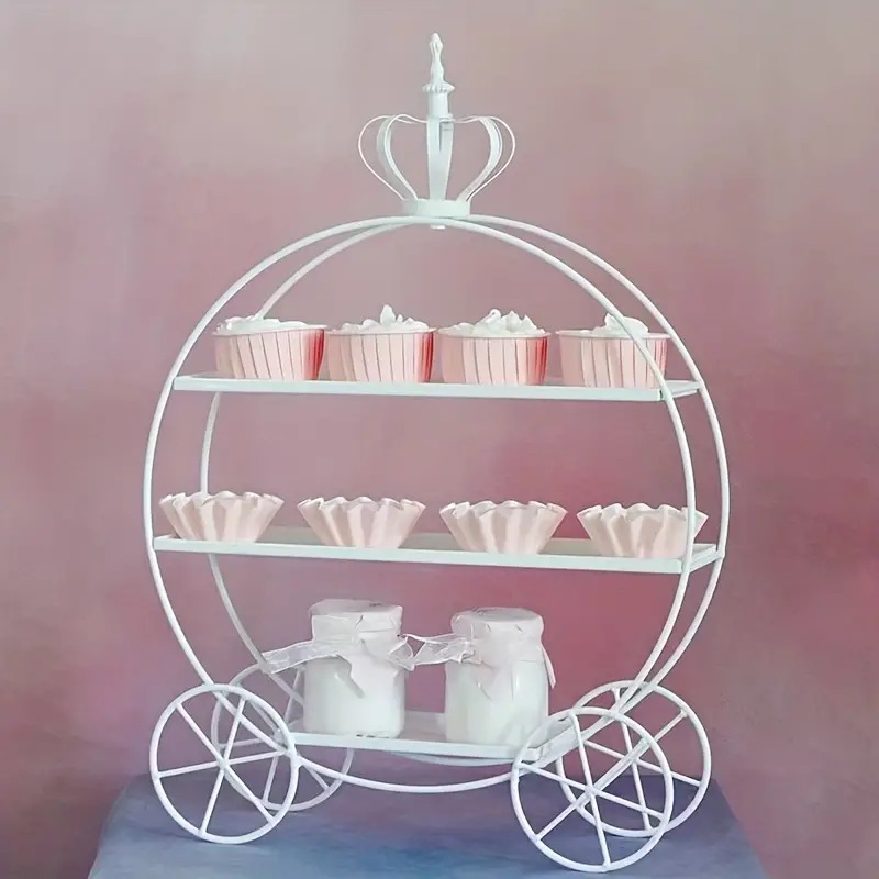 Transfronterizos Amazon temu postre estante de exhibición bandeja de pastel estante de pastel diseño de cumpleaños