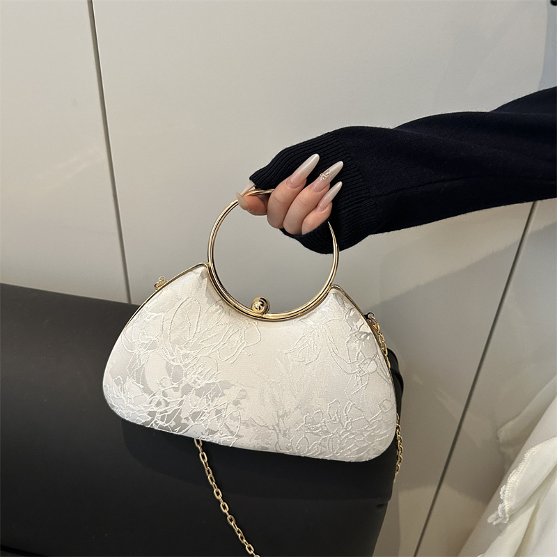 Bolso de cena de alta calidad bolso de mujer verano 2025 nuevo estilo bolso de mano estilo nacional estilo extranjero bolso de hombro universal