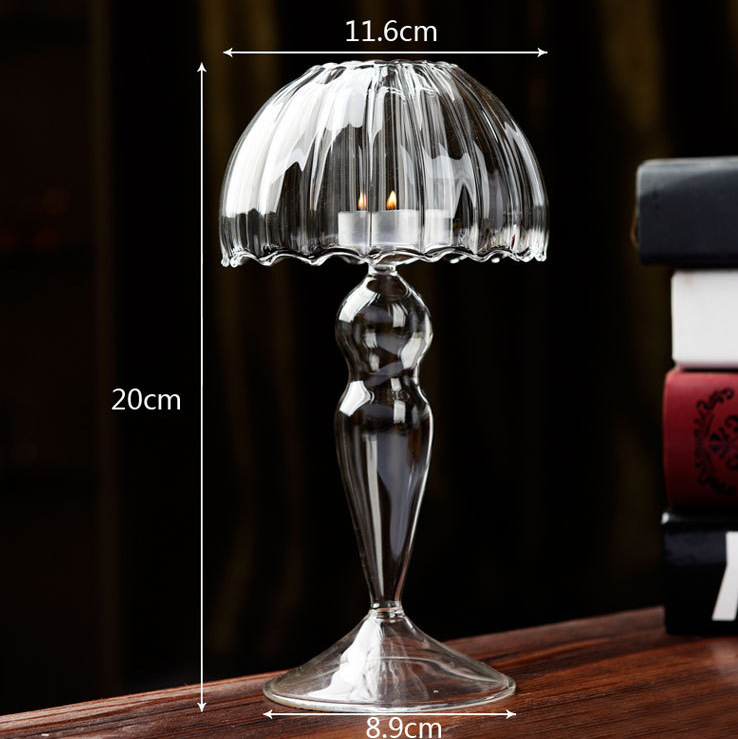 Directo de fábrica lámpara Mesa Europea diseño romántico candelabro cristal decoración del hogar Accesorios