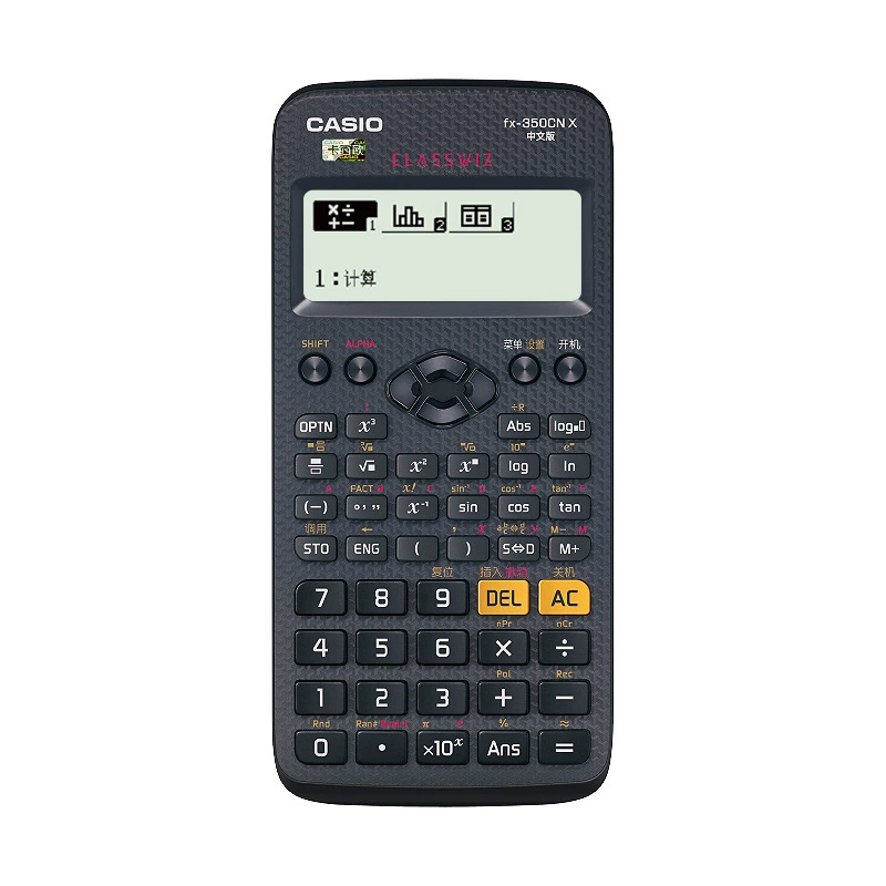 Оригинальный калькулятор функций для китайского языка Casio FX-350CN X, подходящий для студенческих тестов