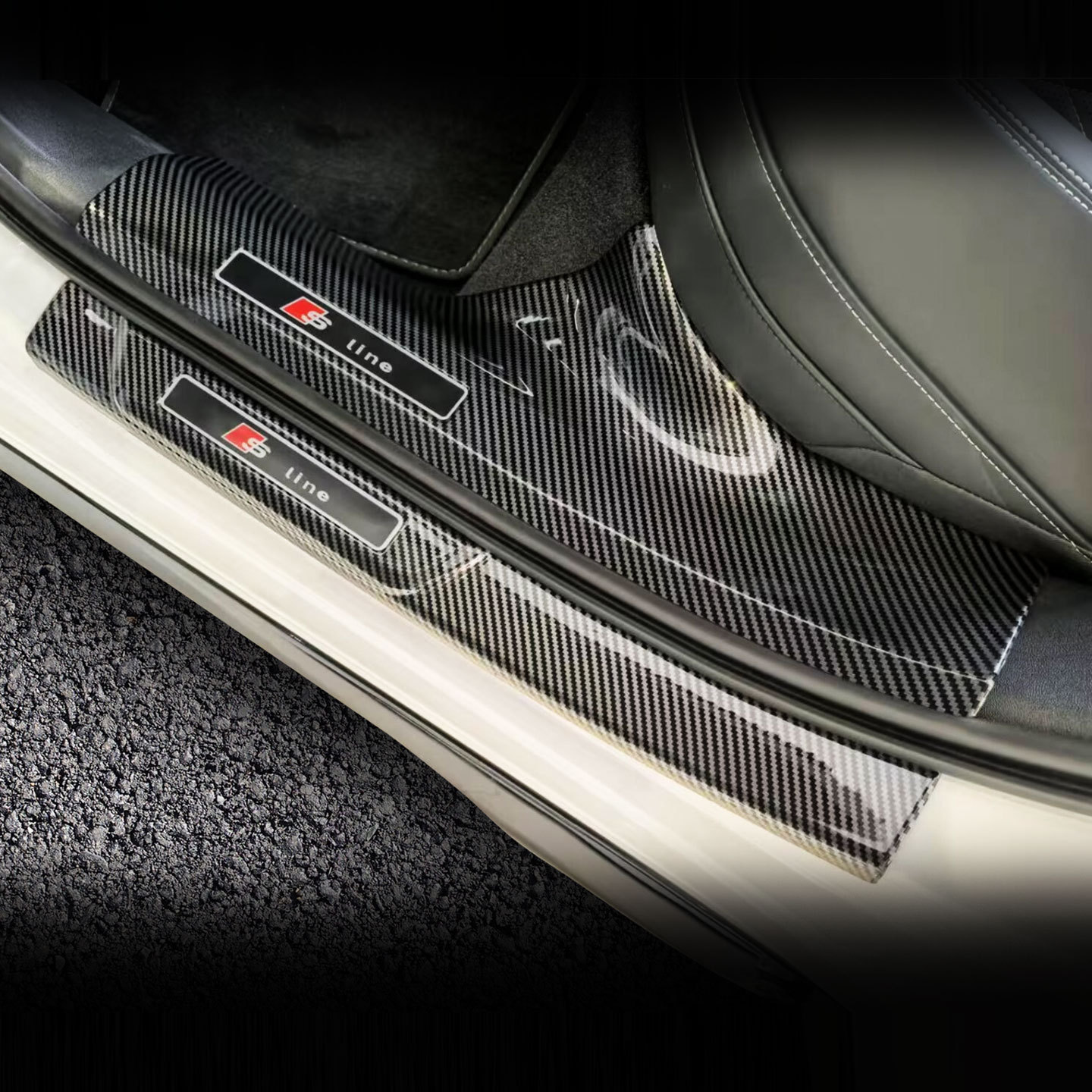 Suitable for 2026 Saic/Faw Audi A5L Door Sill Strips, Welcome Pedals, Rear Guard Plates, Interior Modification