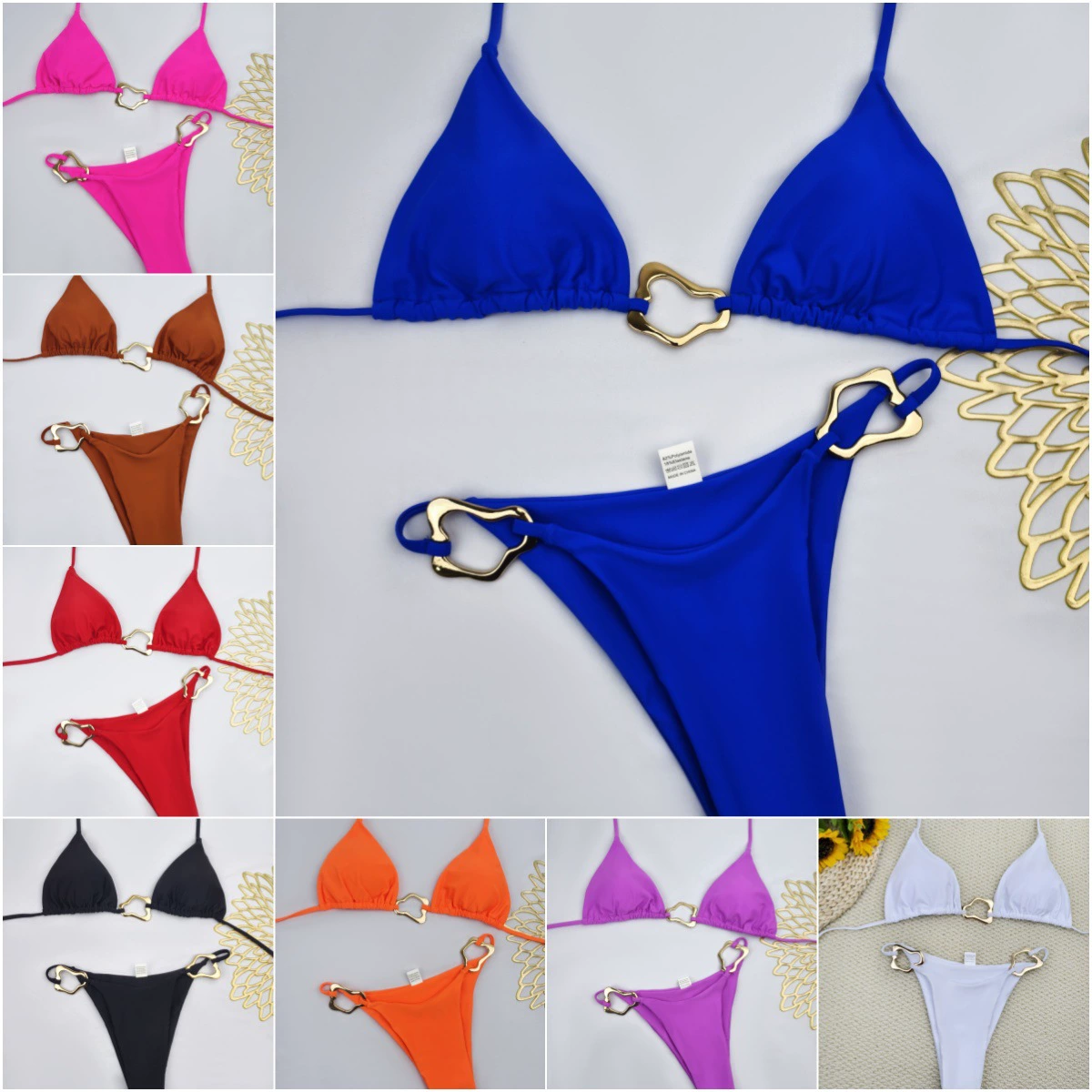 Сексуальный раздельный пояс/ремень? подожди. Translate: "Sexy split belt, set, colored swimwear, European style" -> "Сексуальный раздельный пояс? набор, цветной купальник, европейский стиль" Better: "Сексуальный разделённый купальник? belt" Hmm belt irrelevant. The phrase 