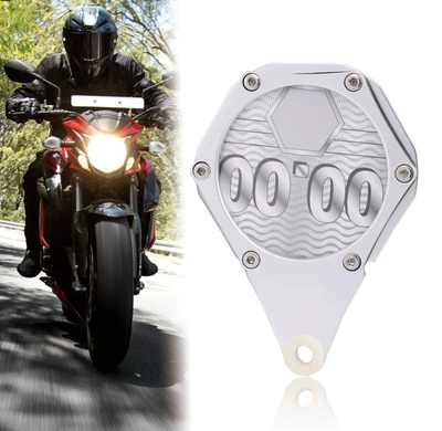 Motorcycle Tax Plate, Electric Vehicle Motorcycle Safety Supplies - silver