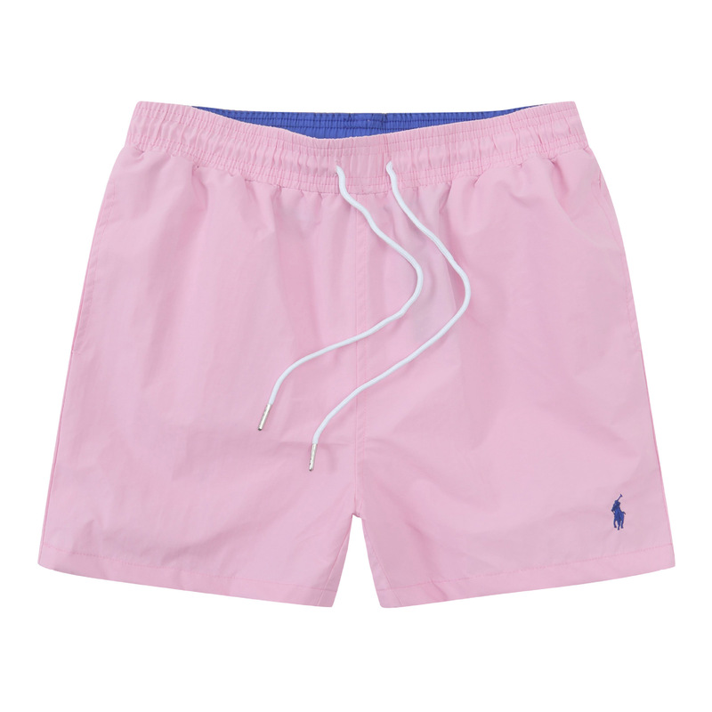 New Men's Shorts, Three-Quarter Length Pants, Summer Casual Sports Solid Color Men's Quick-Dry Beach Shorts, Short-Sleeved Swim Trunks