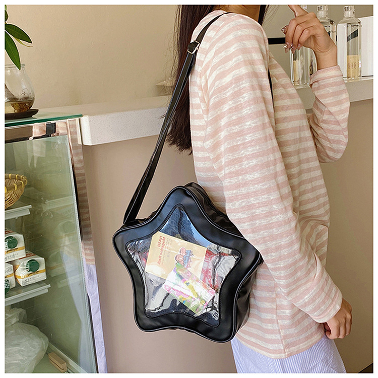 This year's popular color bags, 2025 new star bags, Japanese-style sweet single-shoulder bags, crossbody bags, women's bags, cross-border undefined