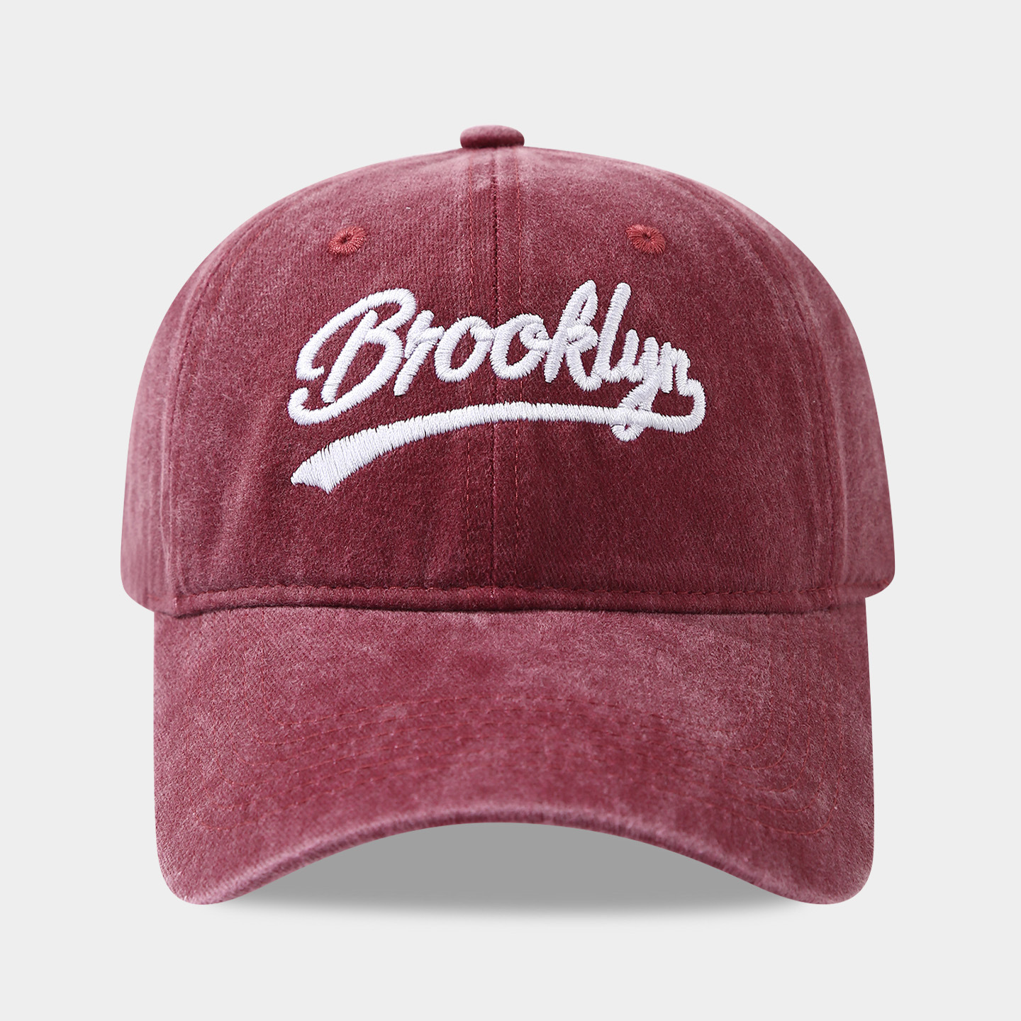 Amazon transfronterizo venta caliente sombrero de turismo al aire libre sombrero de sombrero de sombrero de agua lavado BROOKLYN letras de béisbol marea