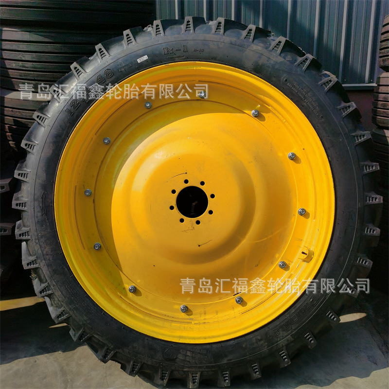 供应土豆地收获机拖拉机轮胎改装可配备钢圈12.4-48  11-32