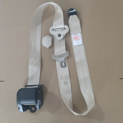 Car Seat Belt for Passenger and Car seat belt - beige-plastic-k3-retractor