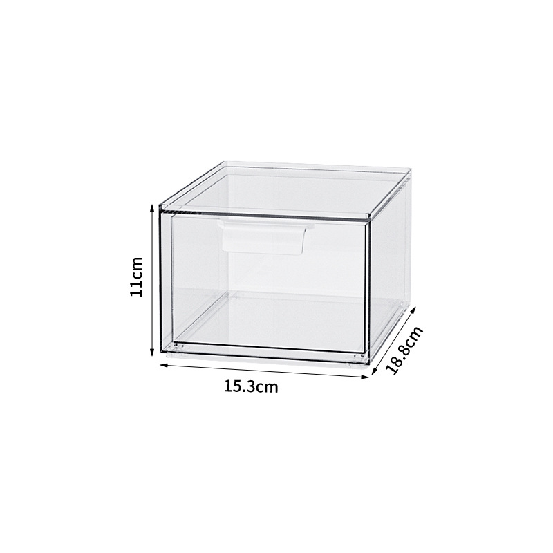 Caja de almacenamiento de escritorio compartimiento café bolsa de té caja de almacenamiento con tapa extraíble a prueba de polvo Oficina buena caja de almacenamiento