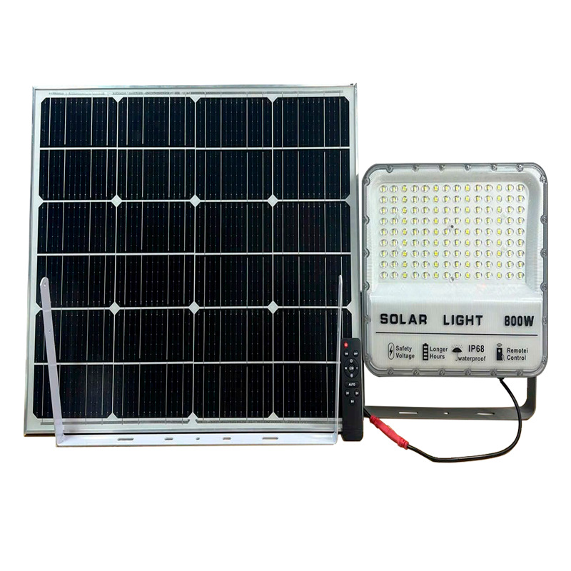 Lámpara de inundación dividida de venta caliente transfronteriza Lámpara de inundación portátil súper brillante Lámpara solar para exteriores