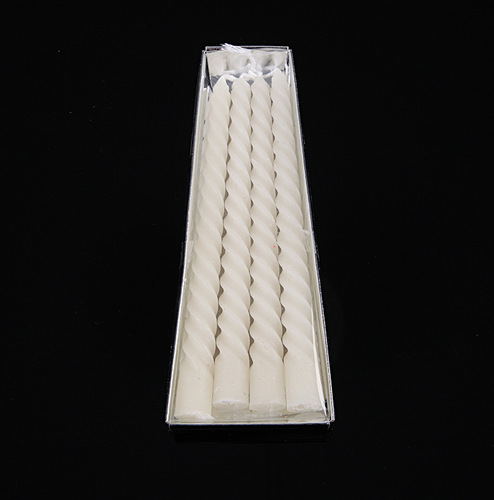 8-10寸电镀欧式螺纹长杆蜡烛金银红白彩色生日螺旋蜡烛装饰烛台用