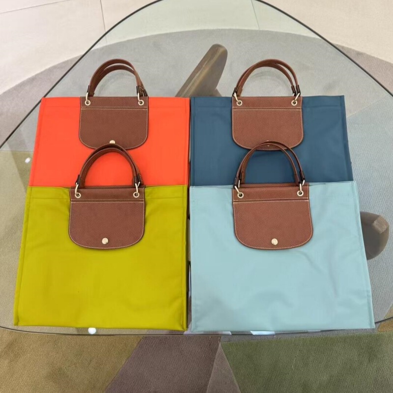Factory Direct Sale of Longchamp New Briefcase Transformation Bag, Large Capacity Tote Bag, Trendy Handbag