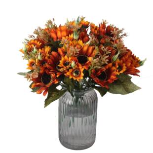 (Wholesale), realistic wedding flowers solar-powered for home use, (Physicals)