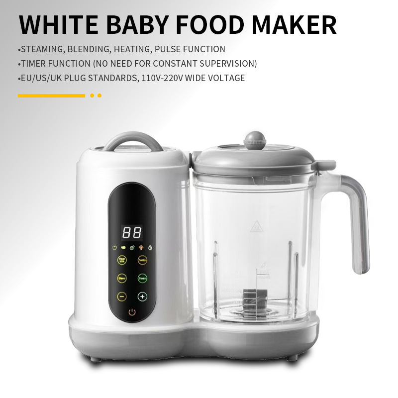 Baby Food Supplement Machine Household Fully Automatic Steaming and Cooking Timing All-In-One Blender Cross-Border 110V220V Cooking Machine Dropshipping