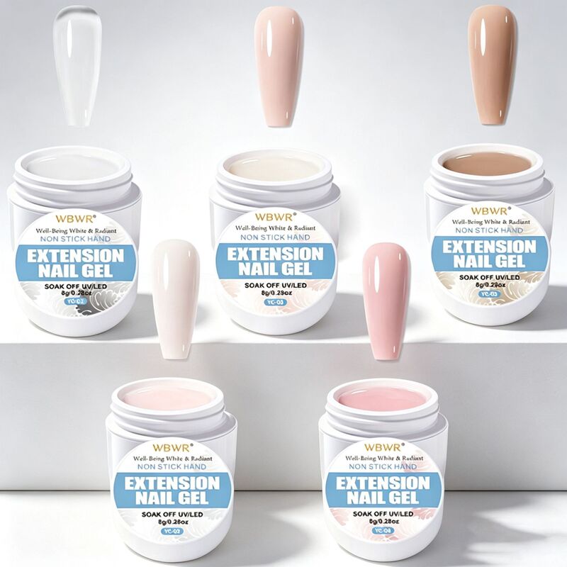 Multifunctional gel non-stick gel for nail extension, used for carving, polishing, shaping, and Multifunctional gel non-stick gel for nail extension, used for carving, polishing, shaping, and