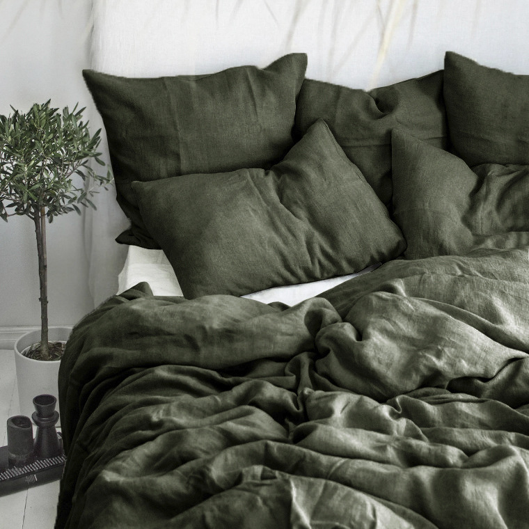 cáñamo puro lluvia de cáñamo cuatro piezas de ropa de cama comercio exterior personalización lavado sábanas de cáñamo simple cubierta de cáñamo