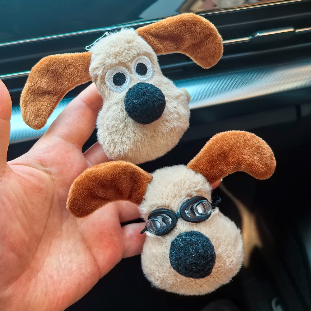 Pilot Dog, decoración de salida de aire del coche, decoración de aromaterapia del coche, lindo aire acondicionado, suministros interiores del coche, envío de soporte